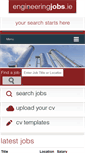Mobile Screenshot of engineeringjobs.ie