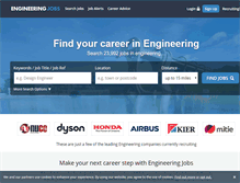 Tablet Screenshot of engineeringjobs.co.uk